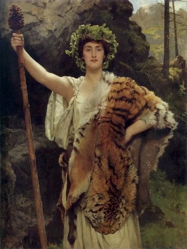 John Collier - 108, Sacerdotessa di Bacco